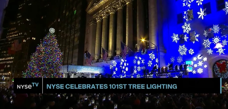 NYSE TV - 101st Annual Tree Lighting