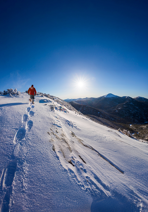 Footsteps in the snow